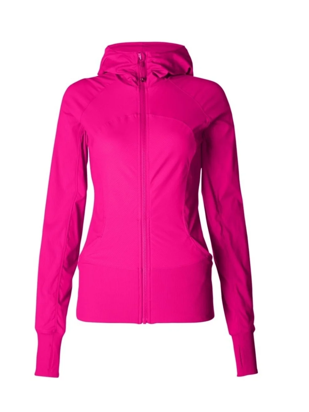 Lululemon In Flux Reversible Full Zip Jacket Size 8 Jewelled Magenta Pink